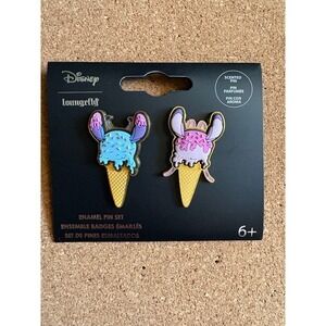 Loungefly Disney Pin - Lilo &‎ Stitch - Stitch and Angel Scented Ice Cream Pins